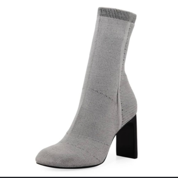 Rag & Bone Ellis stretch knit sock boot gray - Picture 1 of 8